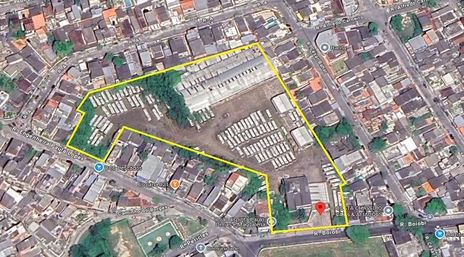 PRÉDIOS E INSTALAÇÕES SOBRE TERRENO COM ÁREA DE 14.494 M² LOCALIZADO EM BANGU/RJ