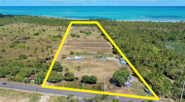 TERRENO A BEIRA MAR COM ÁREA DE 88.999 M² NA PRAIA DE IPIOCA EM MACEIÓ/AL