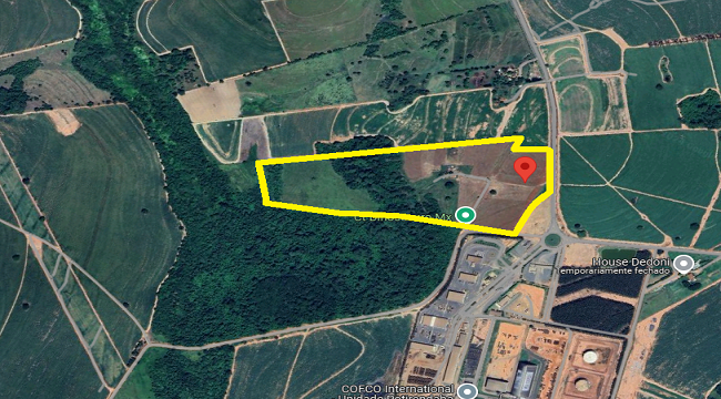 PARTE DE 48.400 M² DA ÁREA TOTAL DE TERRA RURAL AGRÍCOLA DE 236.232 M² EM POTIRENDABA/SP